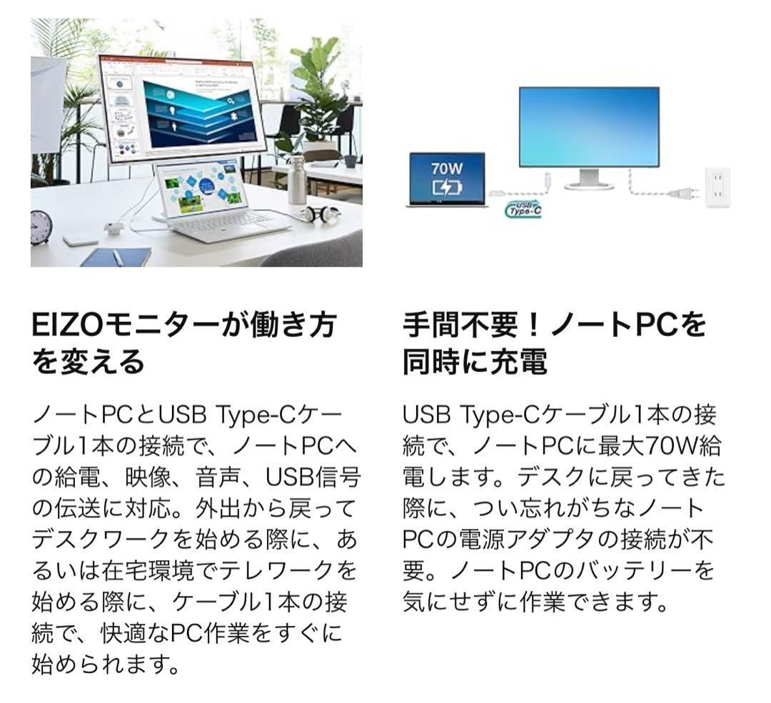 B*Q様 ★300円開始★【未開封】EIZO 27型カラー液晶モニター EV27