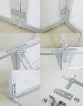 ※アウトレット新品ポリカーボネートパーティション　幅900×高1800 脚付き