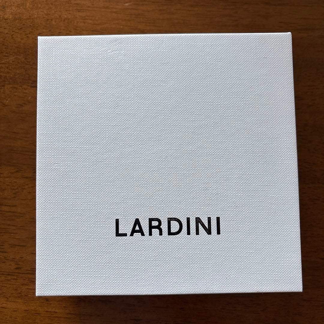 LARDINI ラルディーニ　キーリング　ブラック　ブートニア