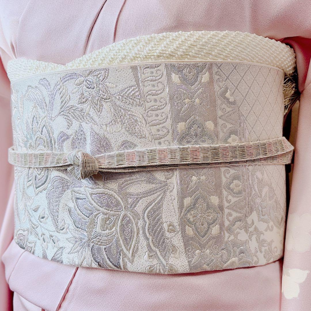 美品　訪問着　一つ紋　フルセット　裄66 加賀友禅 卒業式　入学式　M S 鳥