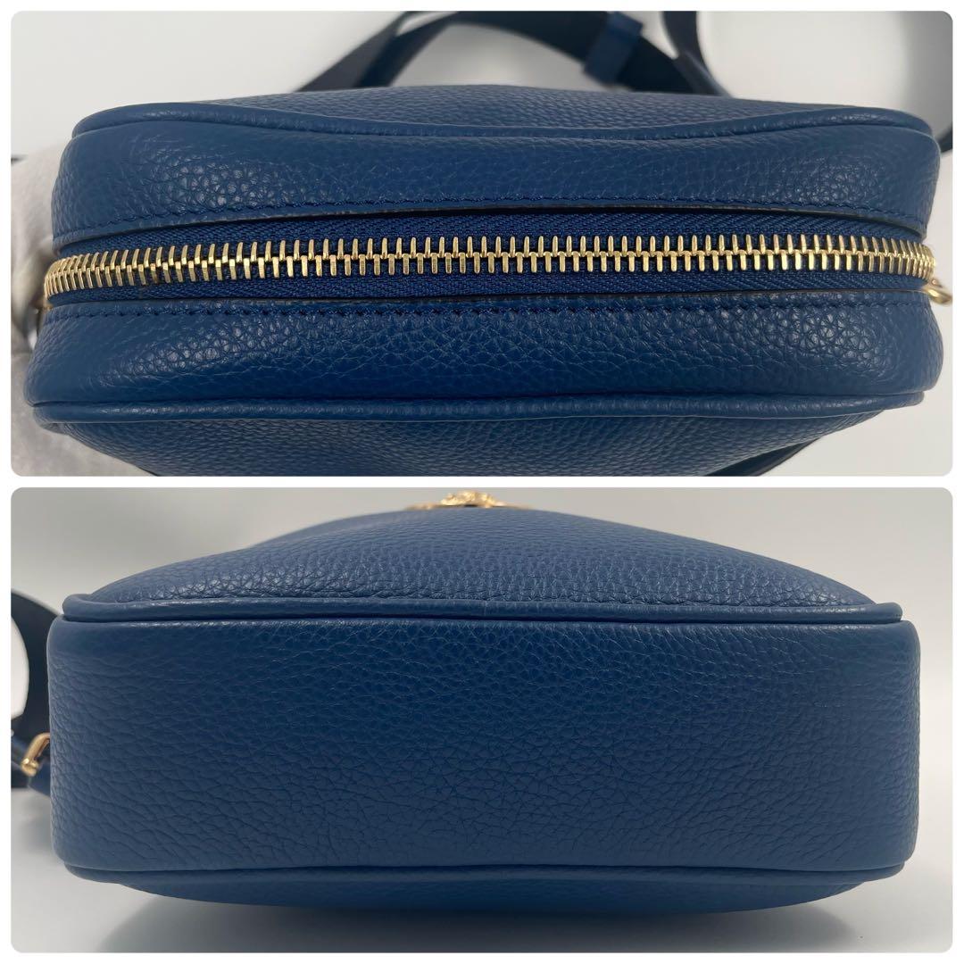 【✨現行/未使用級】ヴェルサーチ ショルダーバッグ メデューサ 2way ブルー