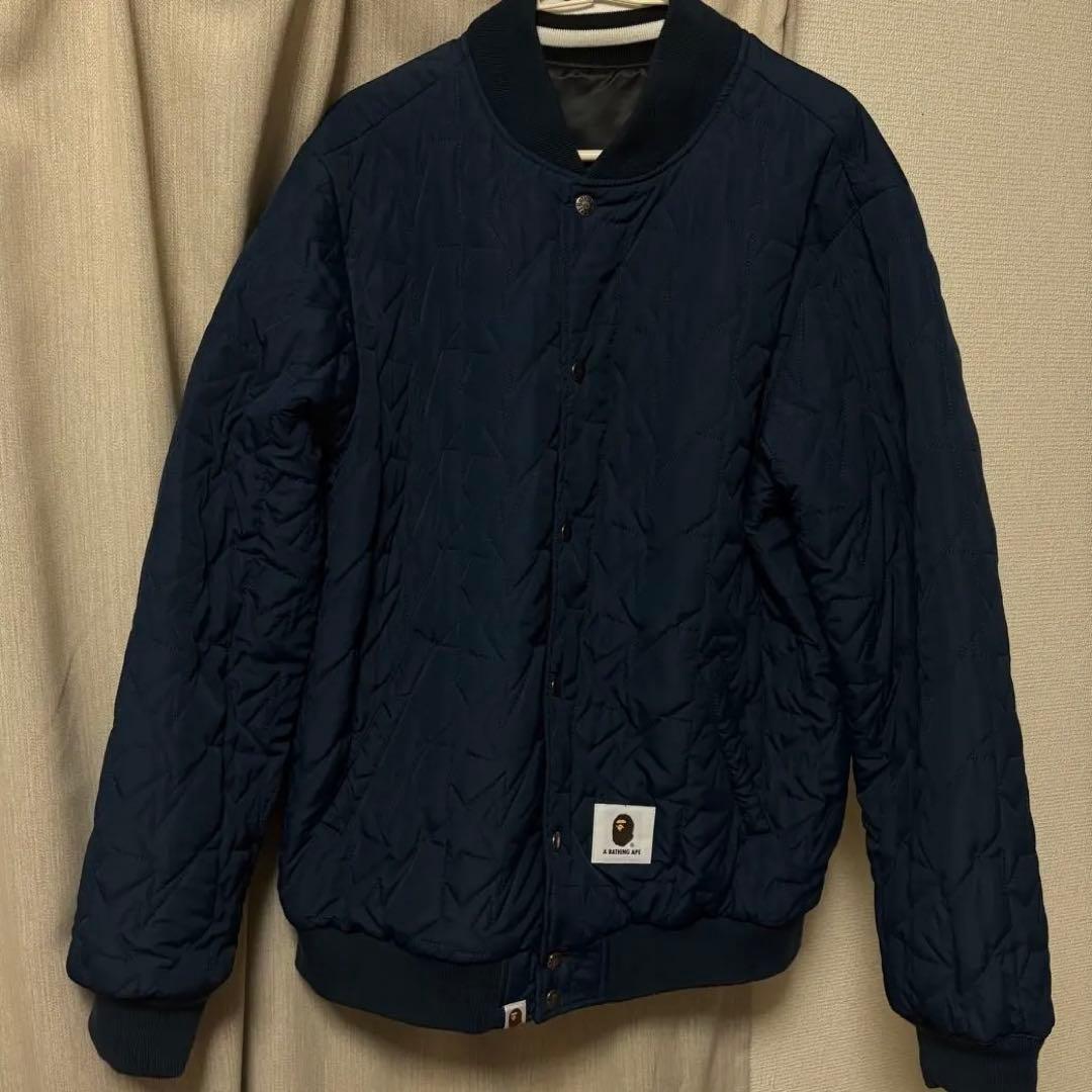 A BATHING APE ブラックスタジャン リバーシブル ジャケット