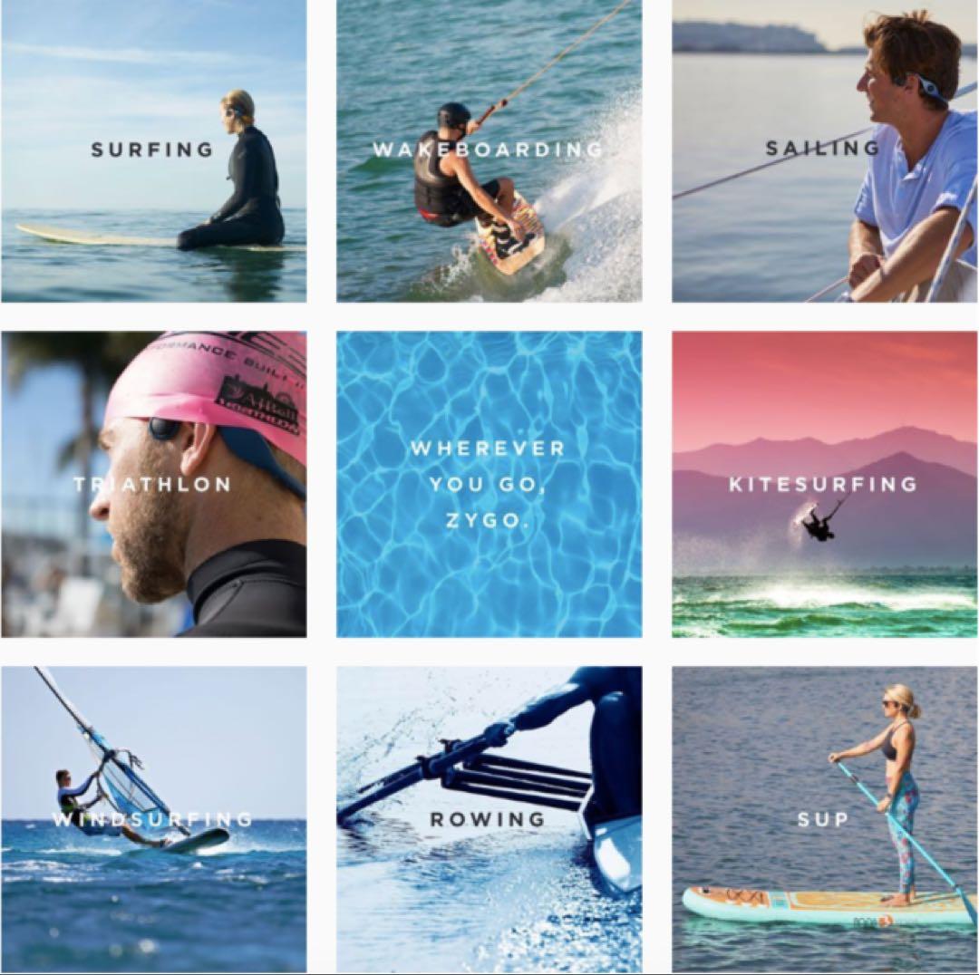 ほぼ新品★水中で音楽が聴けるZygo防水骨伝導ワイヤレスヘッドホン1-8