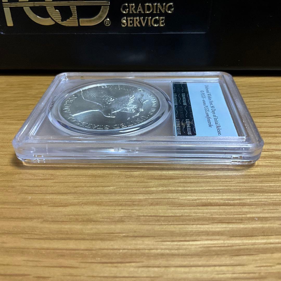 【新品】Silver Eagleイーグル銀貨2022-W PCGS MS70