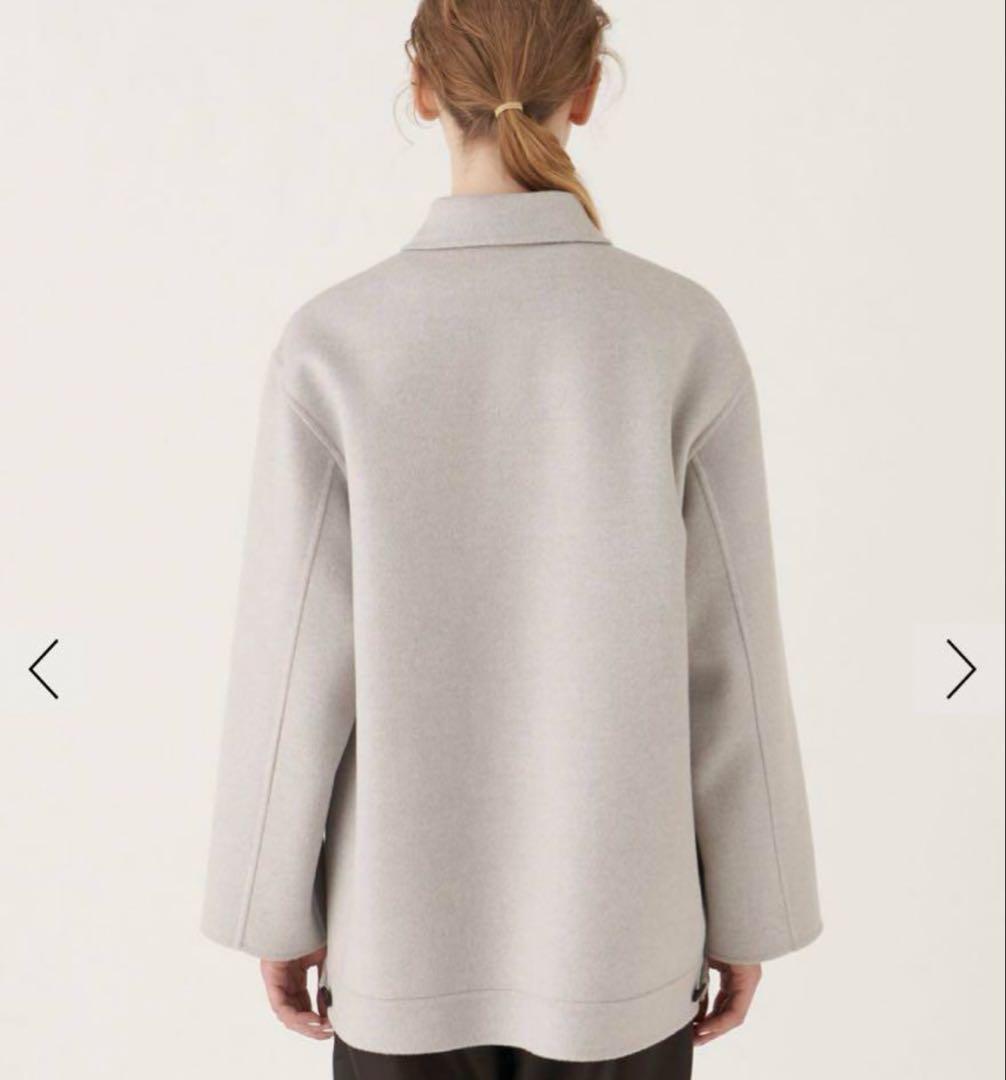 整理の為お値引き【tomorrowland】 ダブルフェイス シャツコート