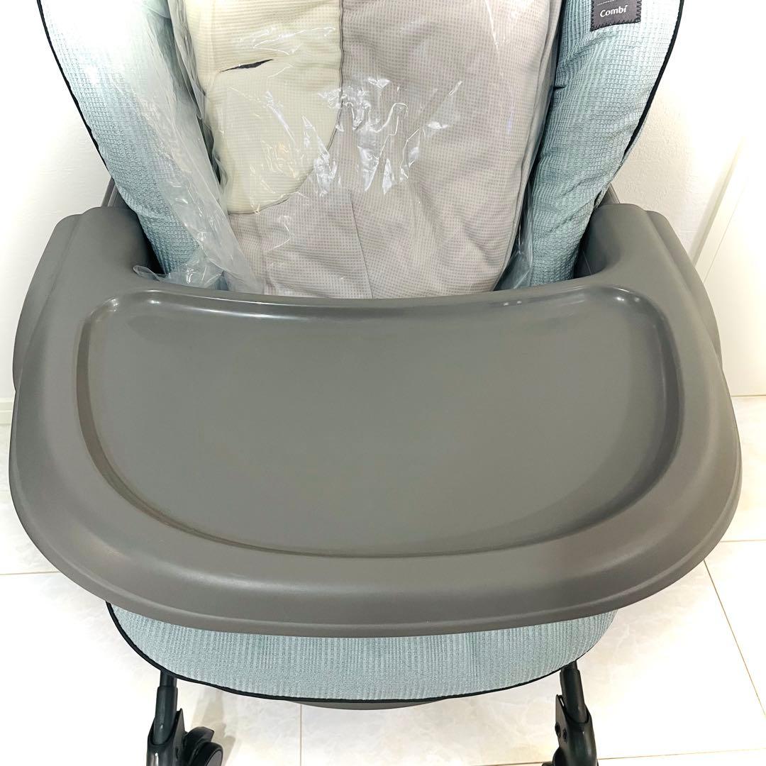 【美品】取替カバー付★コンビネムリラオートスイングBEDiスリープシェルブルー