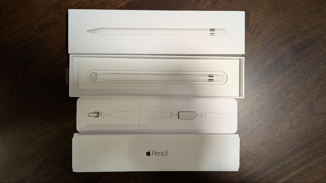 純正Apple Pencil 第1世代 (美品)ホワイト箱付属品未使用全完備