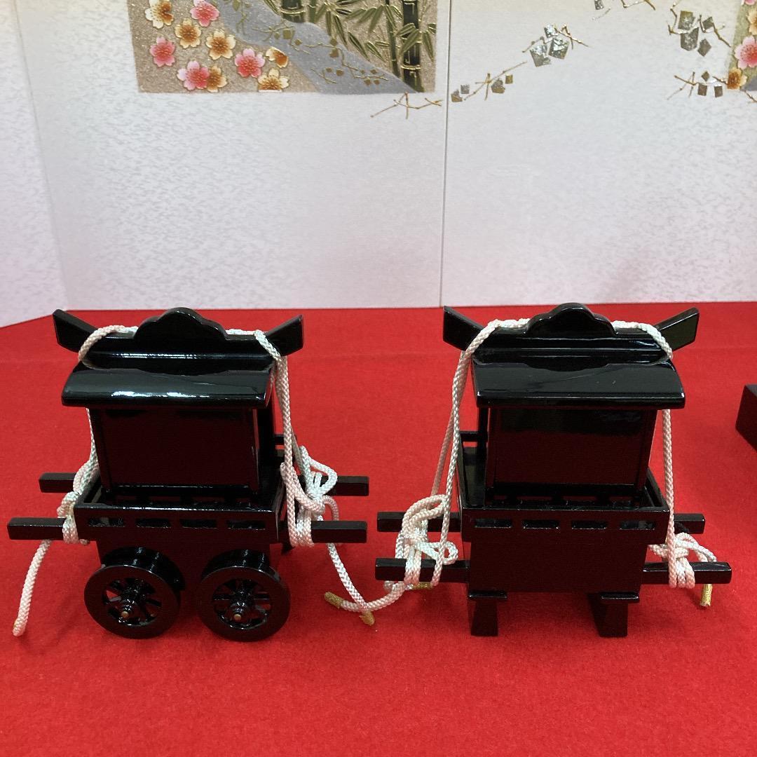 D3-5 可愛い！雛道具25号６点セット　ひな道具　三段飾り道具　雛人形　重箱