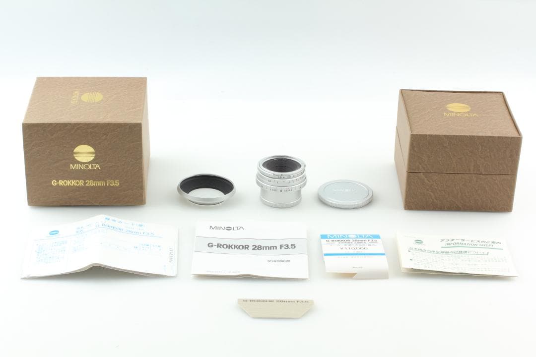 Minolta G Rokkor 28mm f/3.5 L Lens 未使用