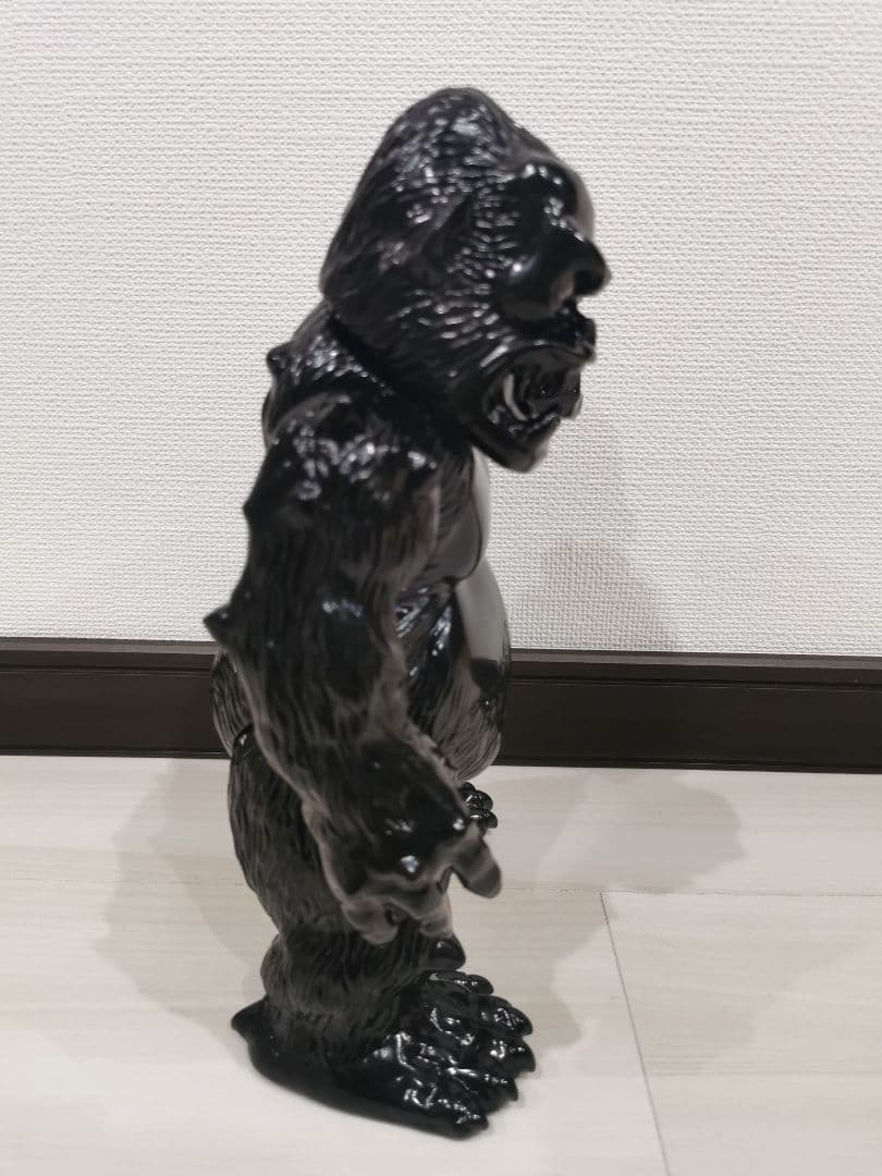 ソフビ Sofubi HxS キングゴリラ獣 黒 30CM