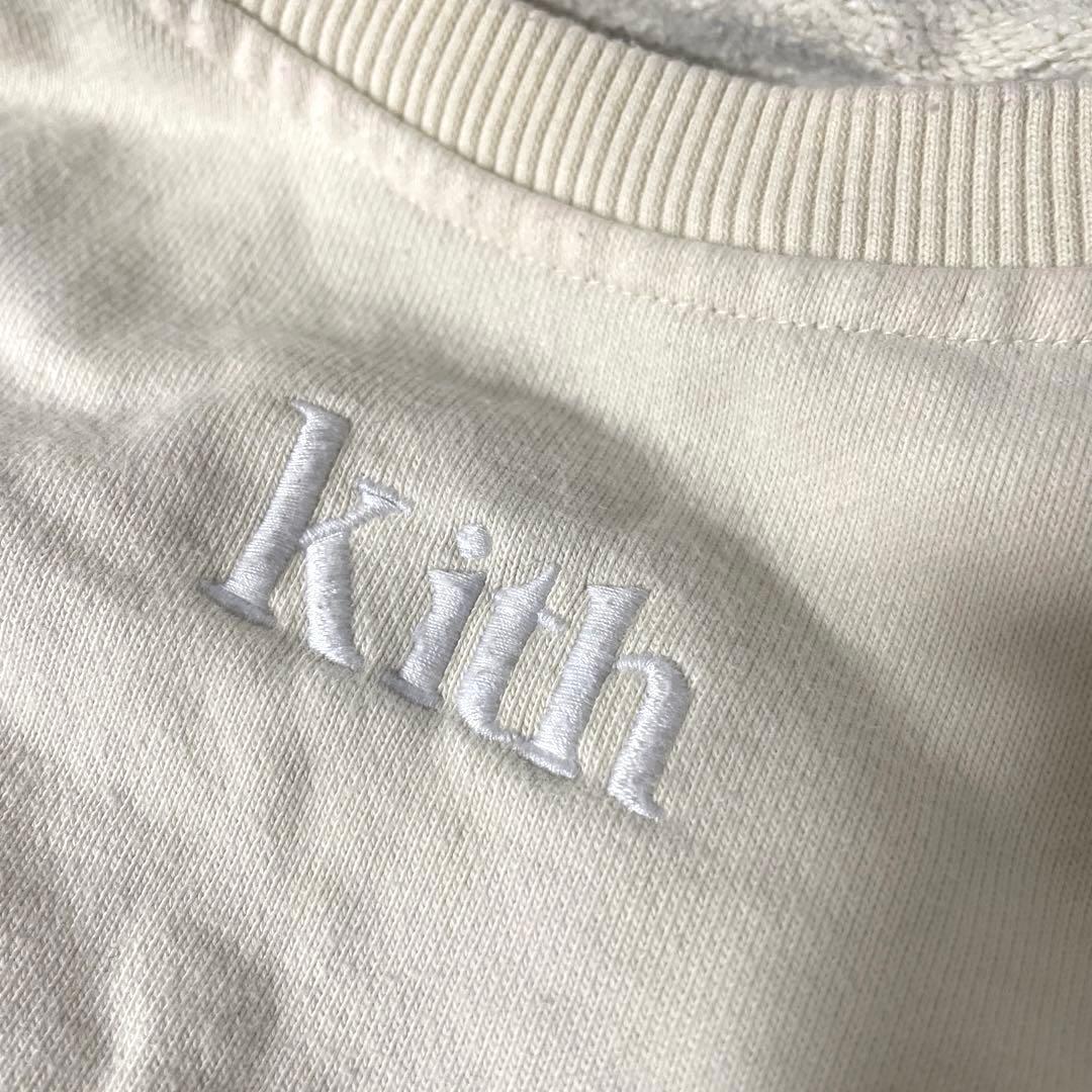 キス ディズニー コラボ ミッキーマウス 刺繍 スウェット トレーナー 古着 M