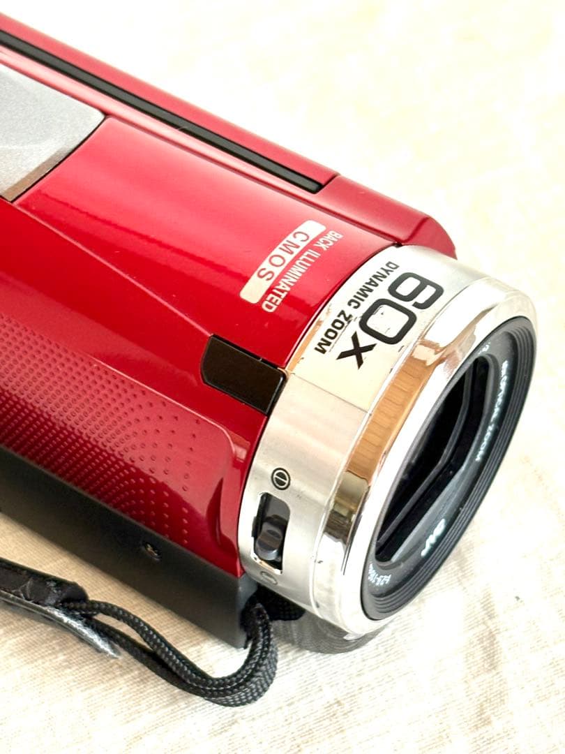 【超美品】JVC Everio GZ-E325-R ビデオカメラ　付属品完備