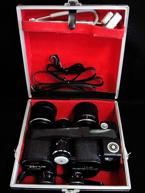 リコーテレカ240 オートハーフの双眼鏡カメラ ricoh teleca 240