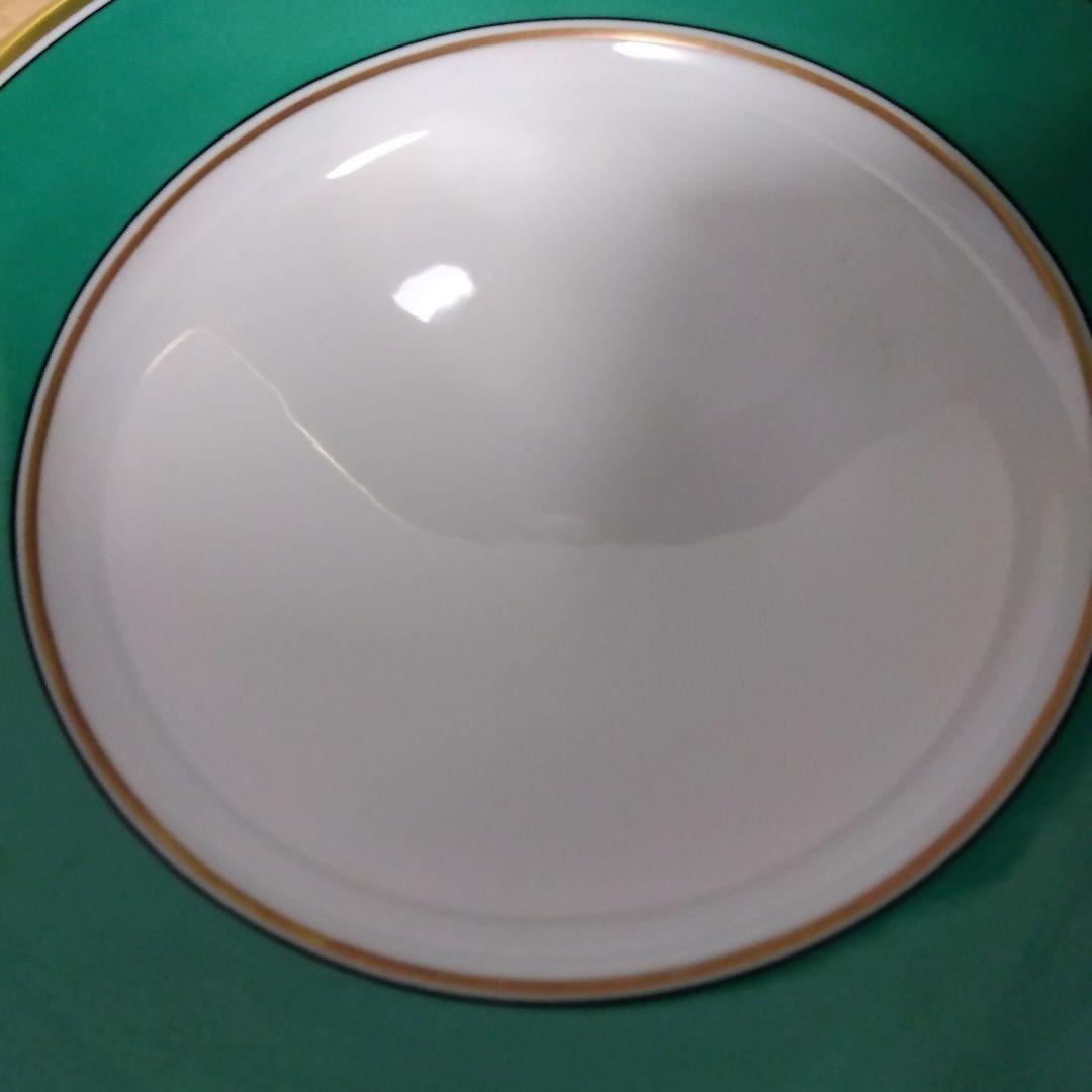 未使用品 Richard Ginori ジノリ インペログリーン　25cm ペア
