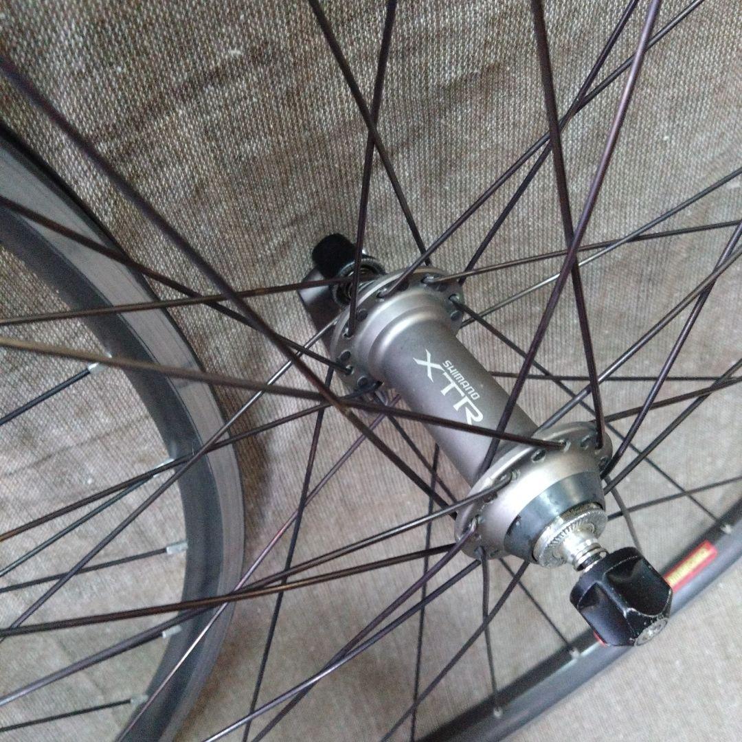 ヴィンテージMTB手組みホイール XTR