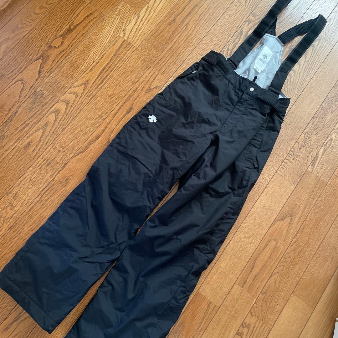 DESCENTE 子ども用スキーウェア 150cm 黒/白