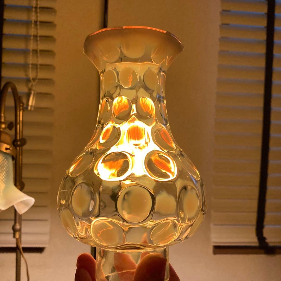 フェントン（Bigパンケーキ）1930年　ランプスタンド　アンティークシェード