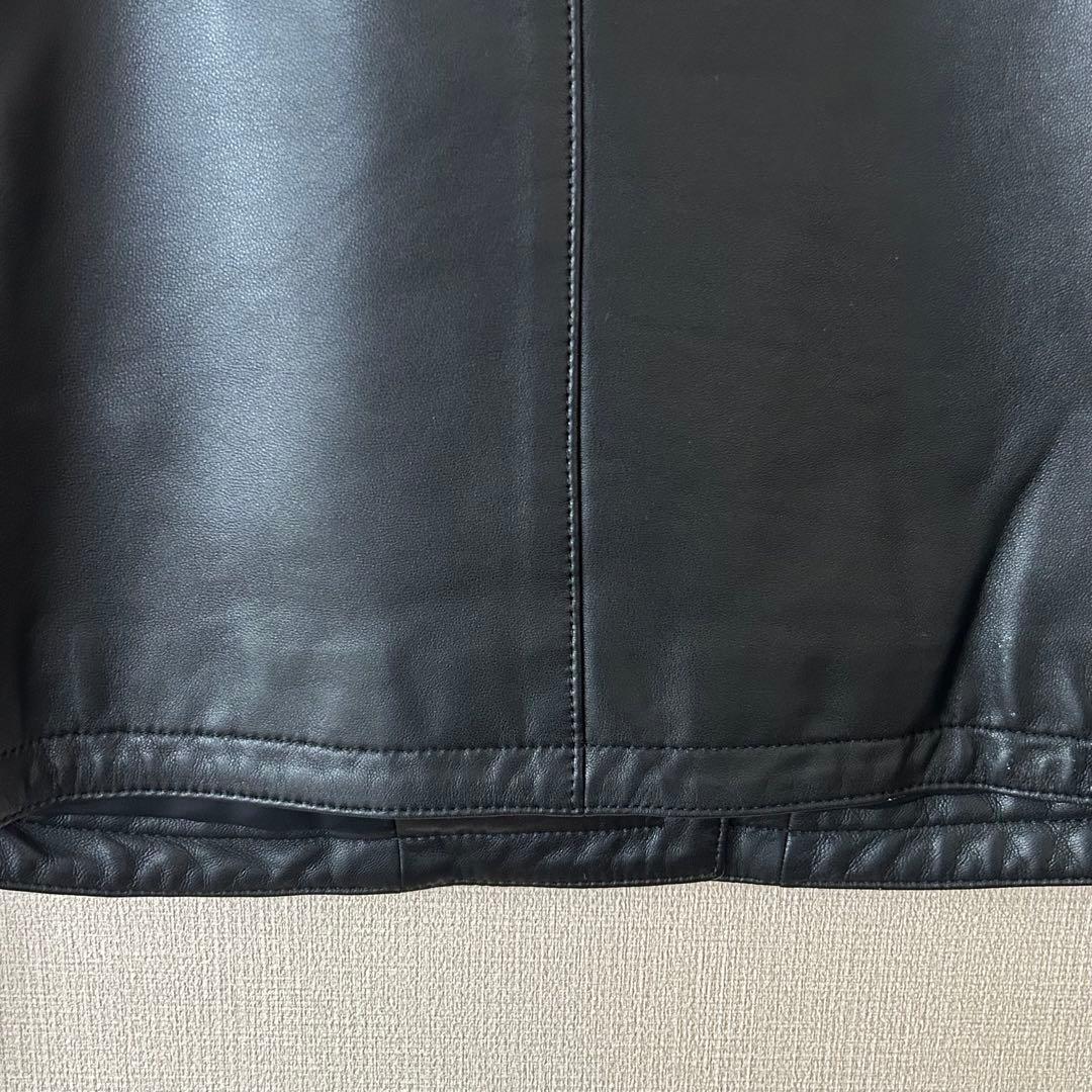 ウサギ様 Theory セオリー 羊革 ライダースジャケット S