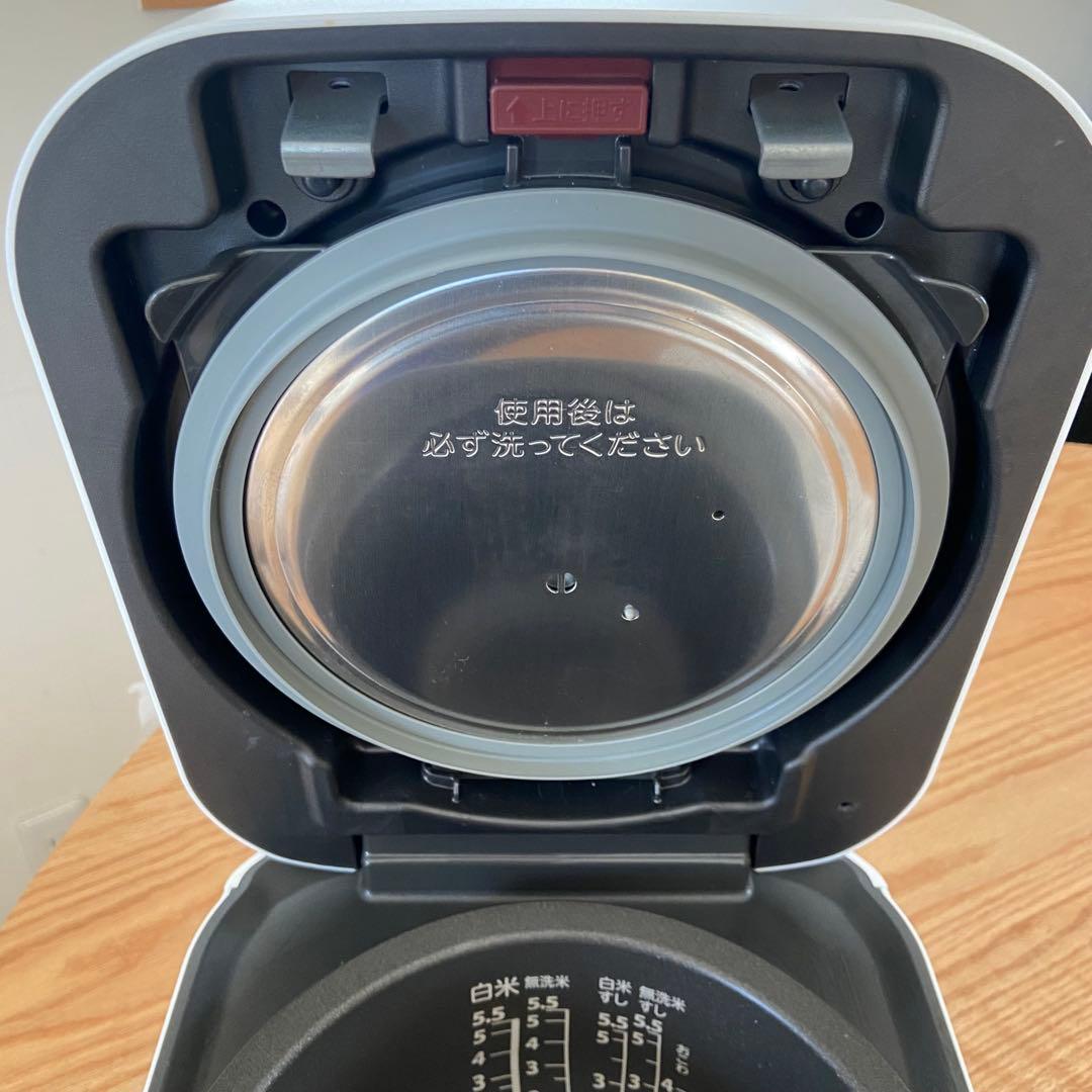 もも東芝 2025年モデル炊飯器 5.5合炊き RC-10HGX(W)