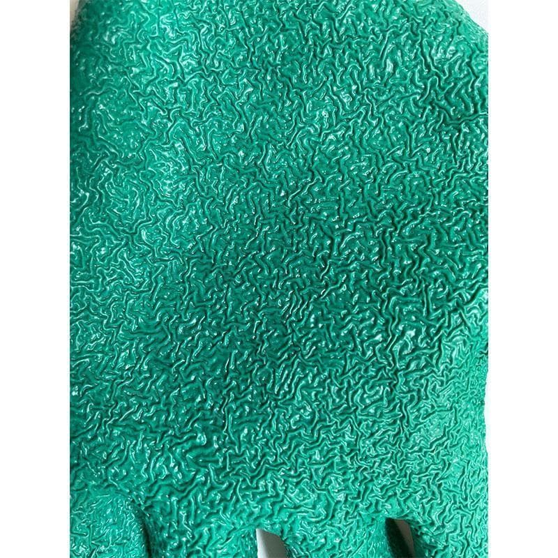 軍手 滑り止め付き 12双 天然ゴム 作業用 安全 グレー Mサイズ 1746