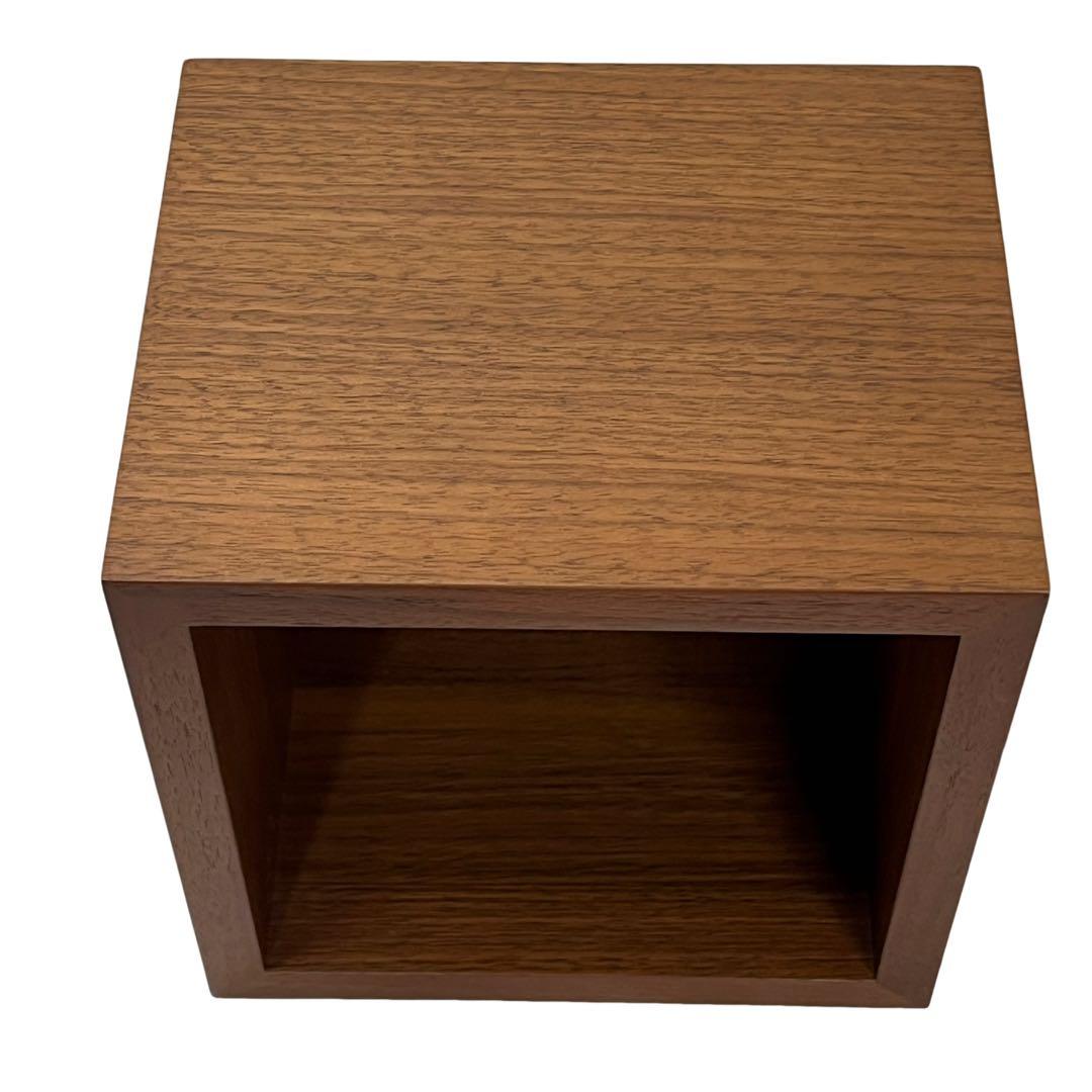 無印良品 壁に付けられる家具箱 3個セット ウォールナット