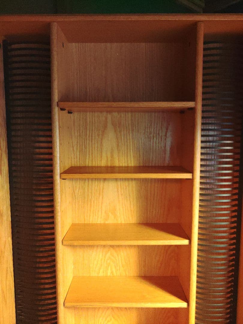 希少　CDラック　DVDラック　ナチュラルウッド　本棚 シェルフ　オーダー