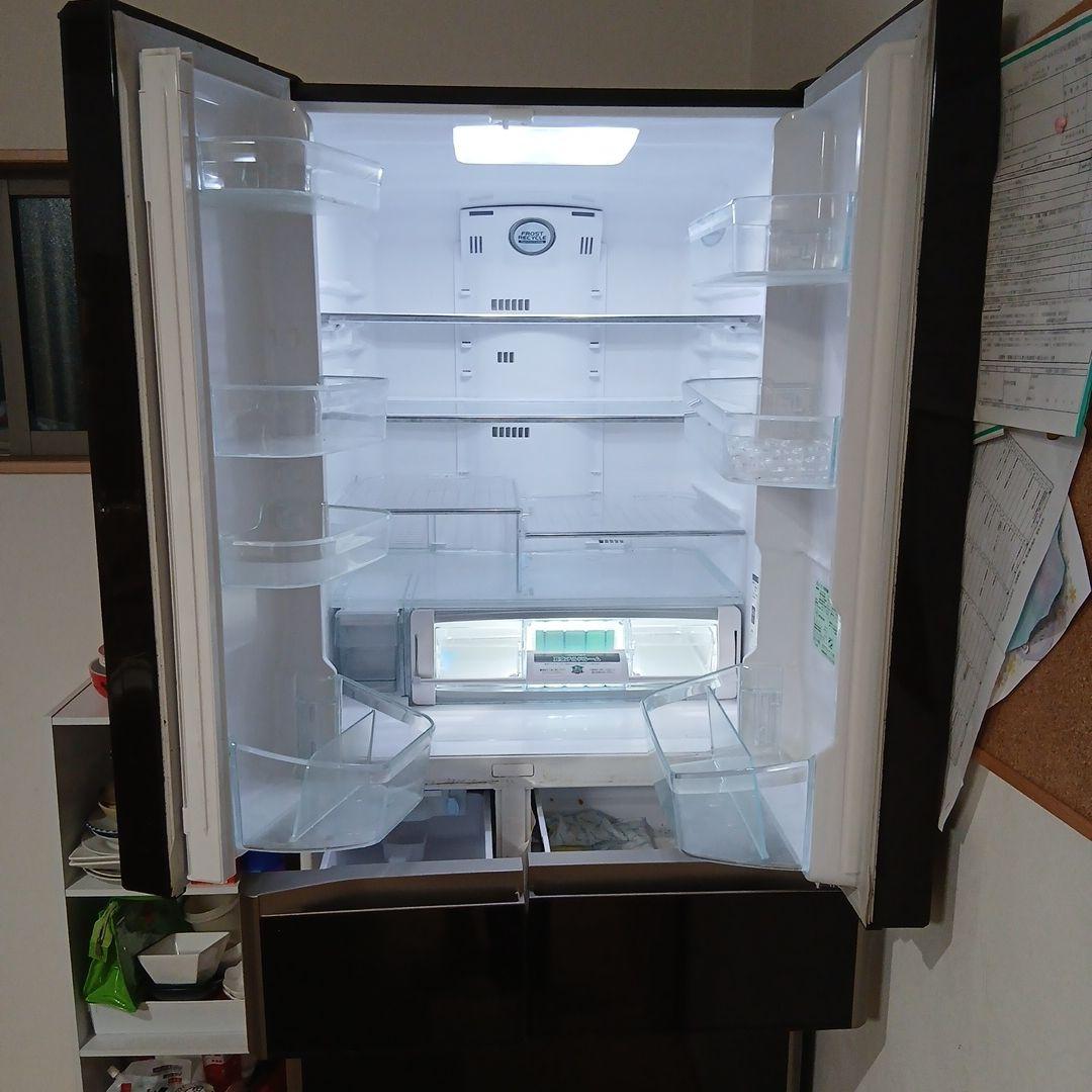 HITACHIドア冷蔵庫 ブラック used