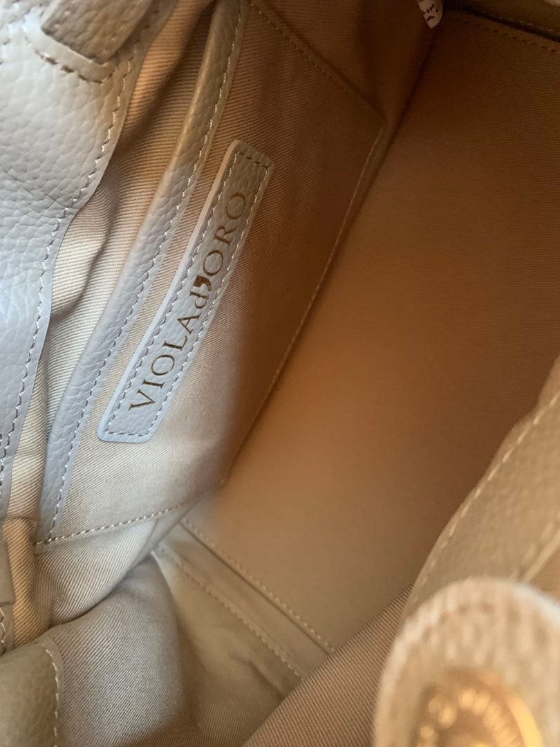 violad'oro ヴィオラドーロ　2way ラフィアシート　カゴバッグ