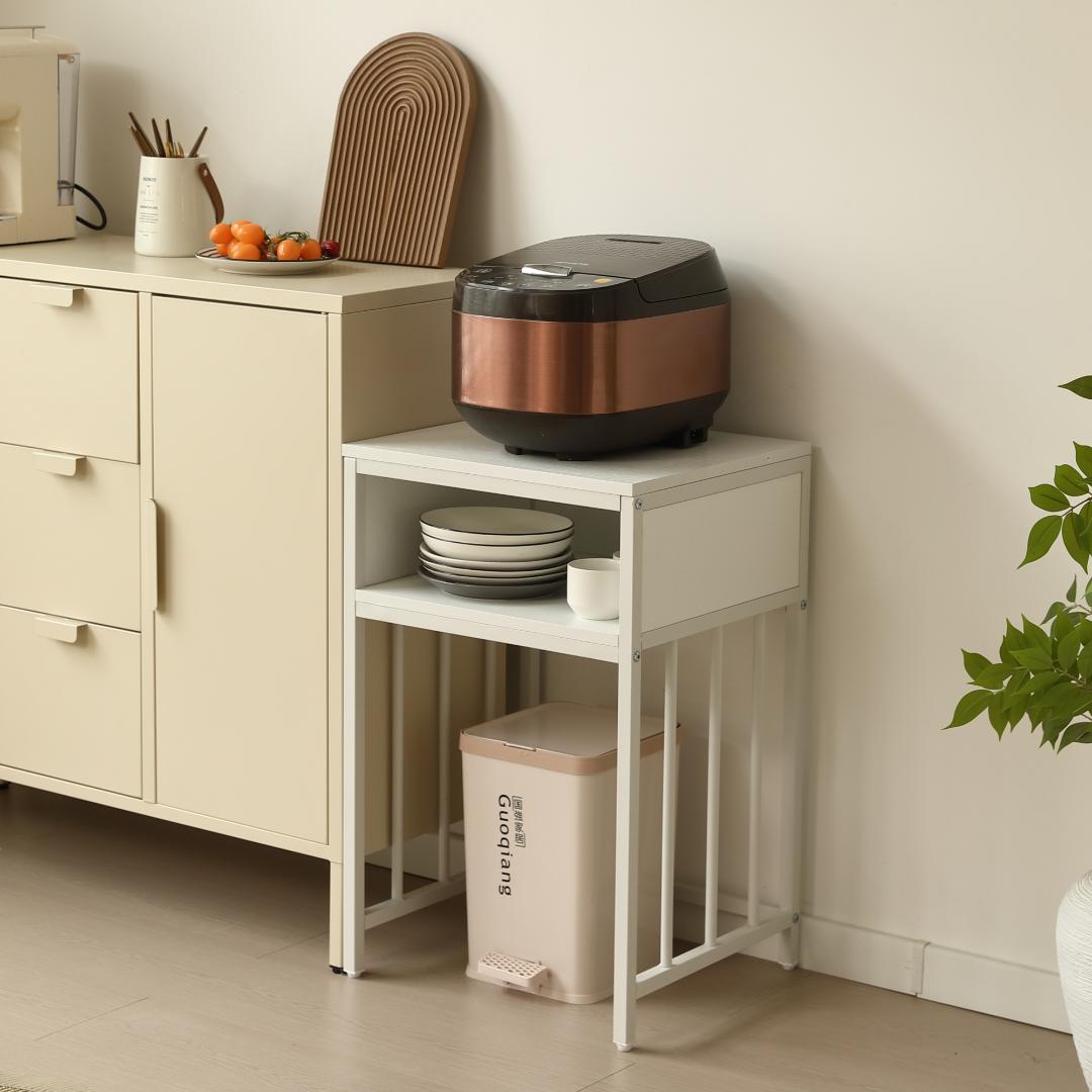 【新品】耐荷重100kg 水槽台 45cm幅 2段収納 頑丈