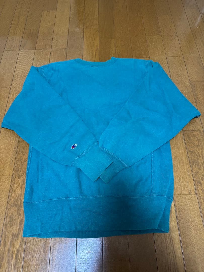 rererere　チャンピオン　リバースウィーブ 90s ターコイズブルー