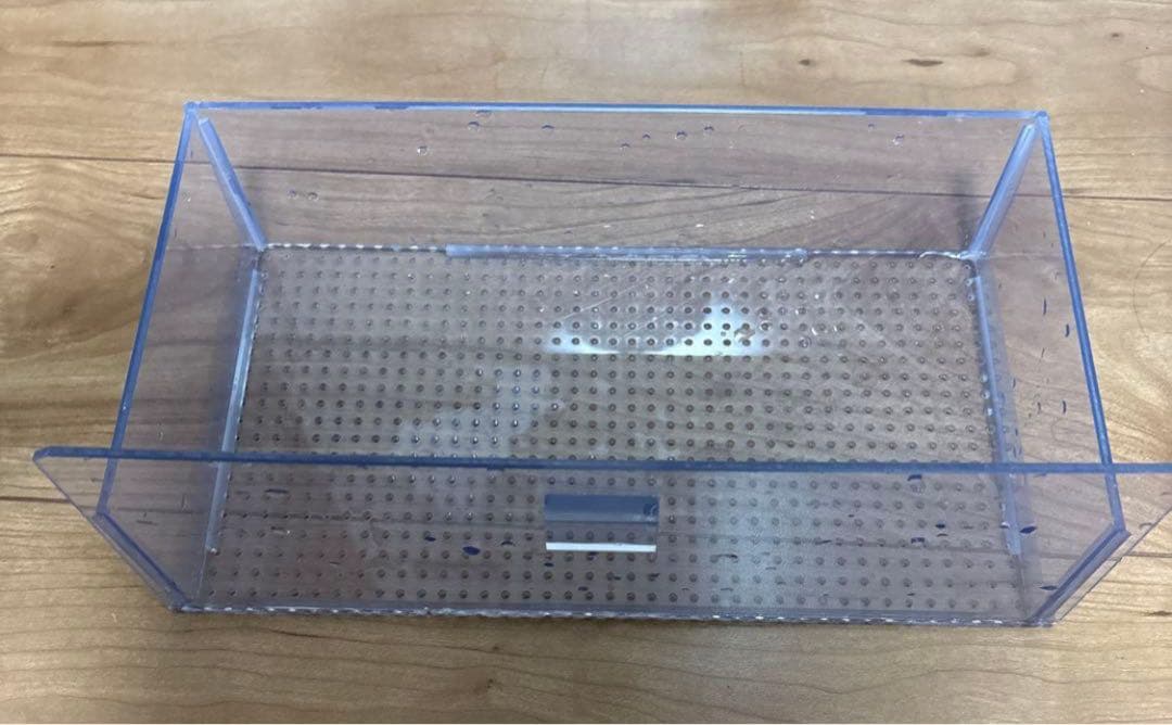 60センチ水槽用 上部フィルター ウールボックス引出し式 縁がけ仕様