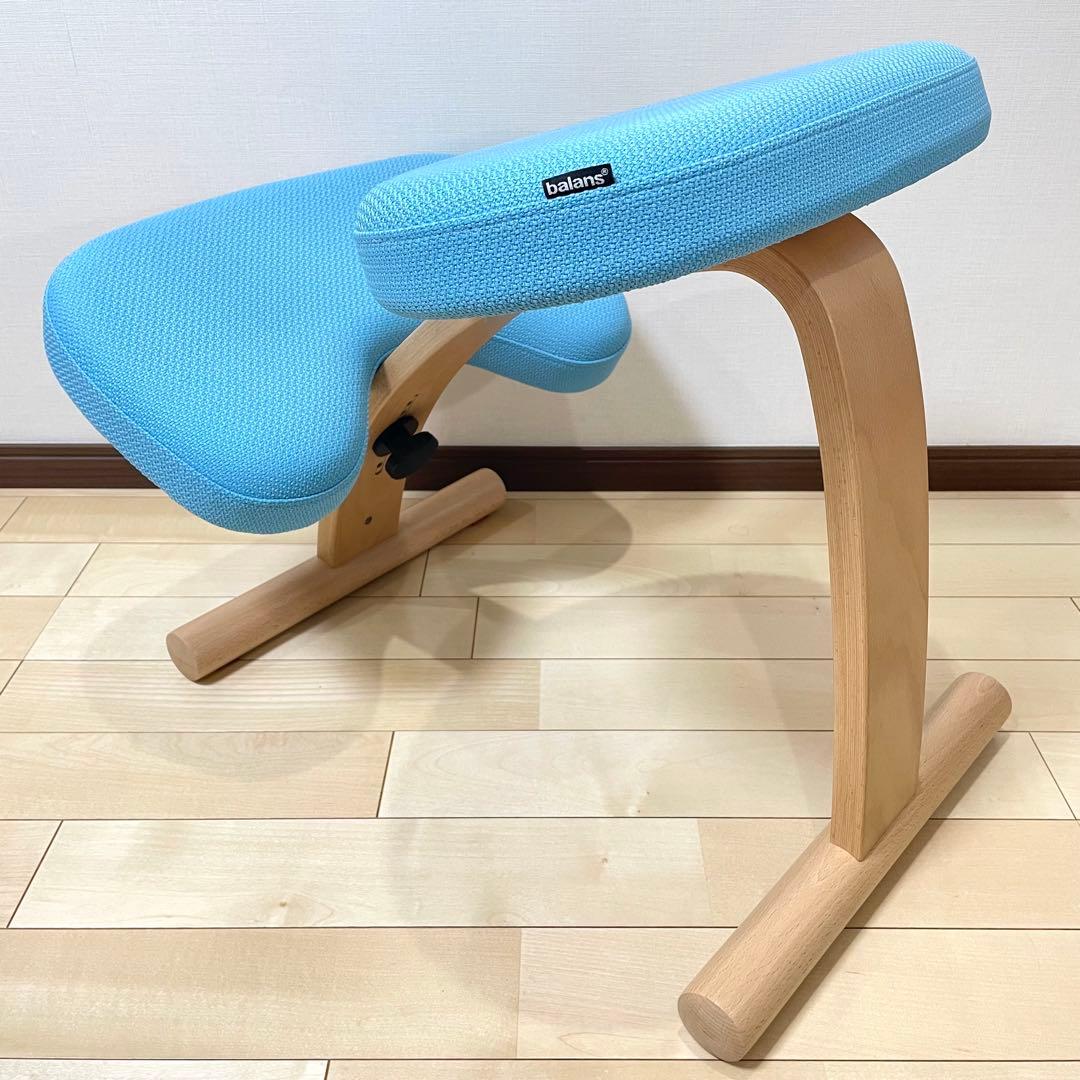 バランスラボ バランスチェア バランスイージー ライトブルー 中古美品