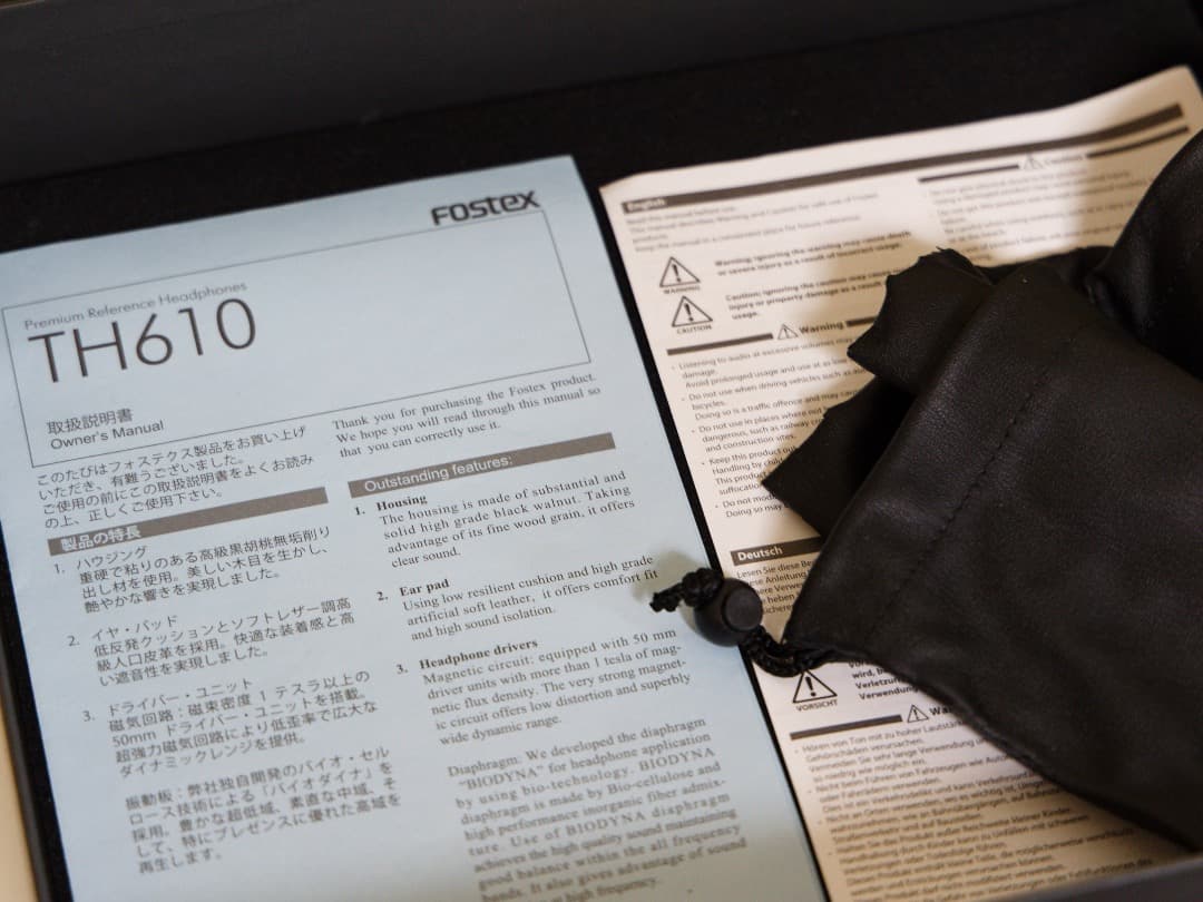FOSTEX　TH610　ケーブルなし・MMCX変換コネクタ(E4UA製作品)
