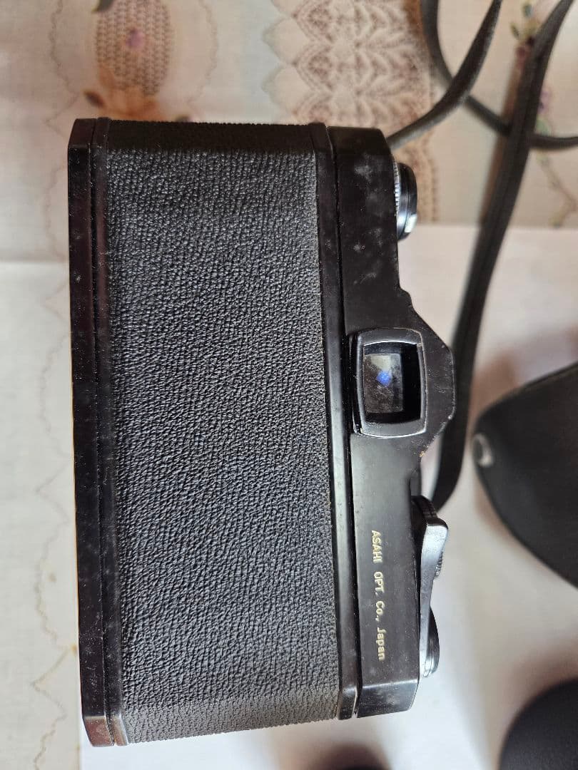 ペンタックス SPOTMATICフィルム一眼レフカメラ Takumar望遠レンズ