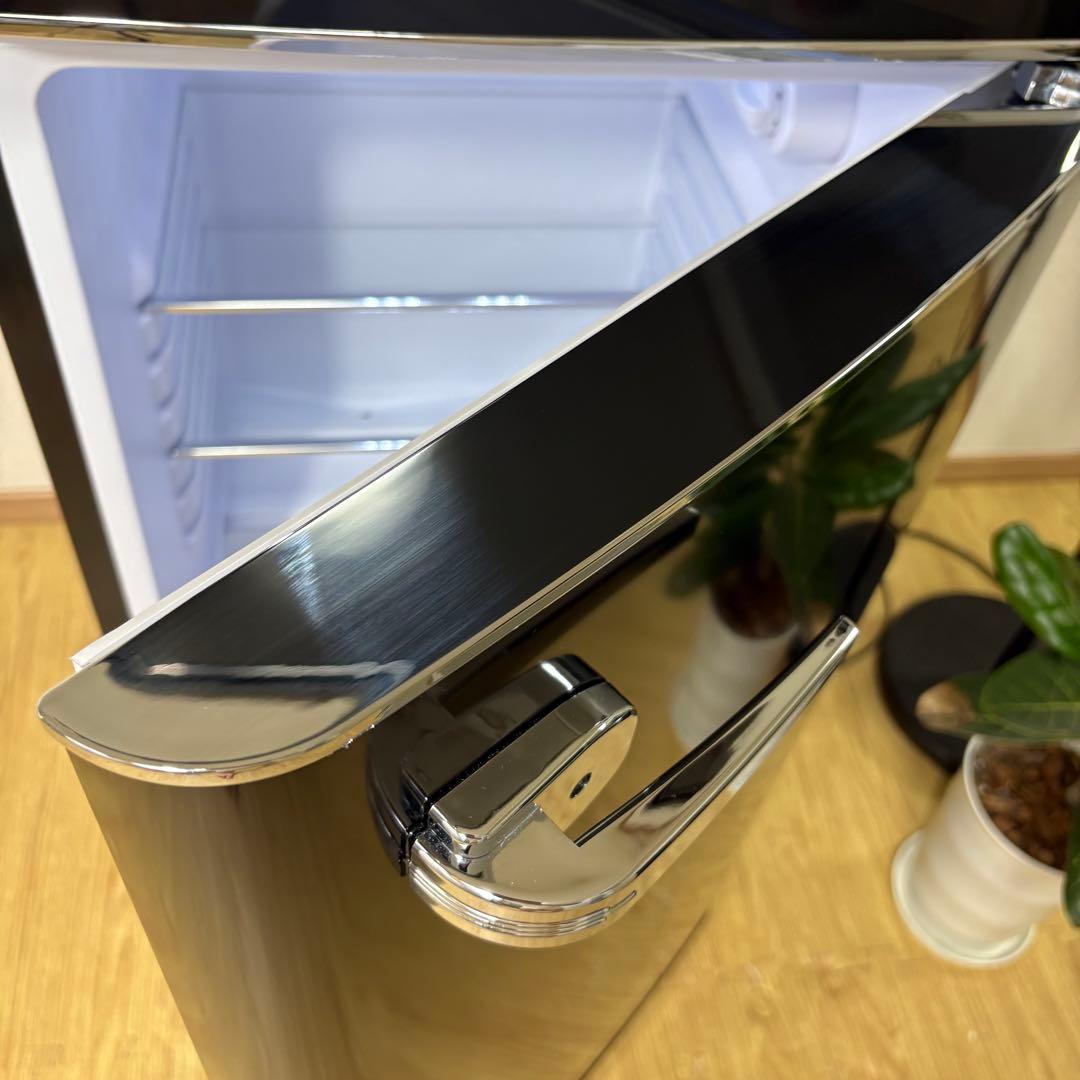 2025年製 冷蔵庫 一人暮らし 単身用 小型 3ヶ月保証 送料無料 レトロ家電