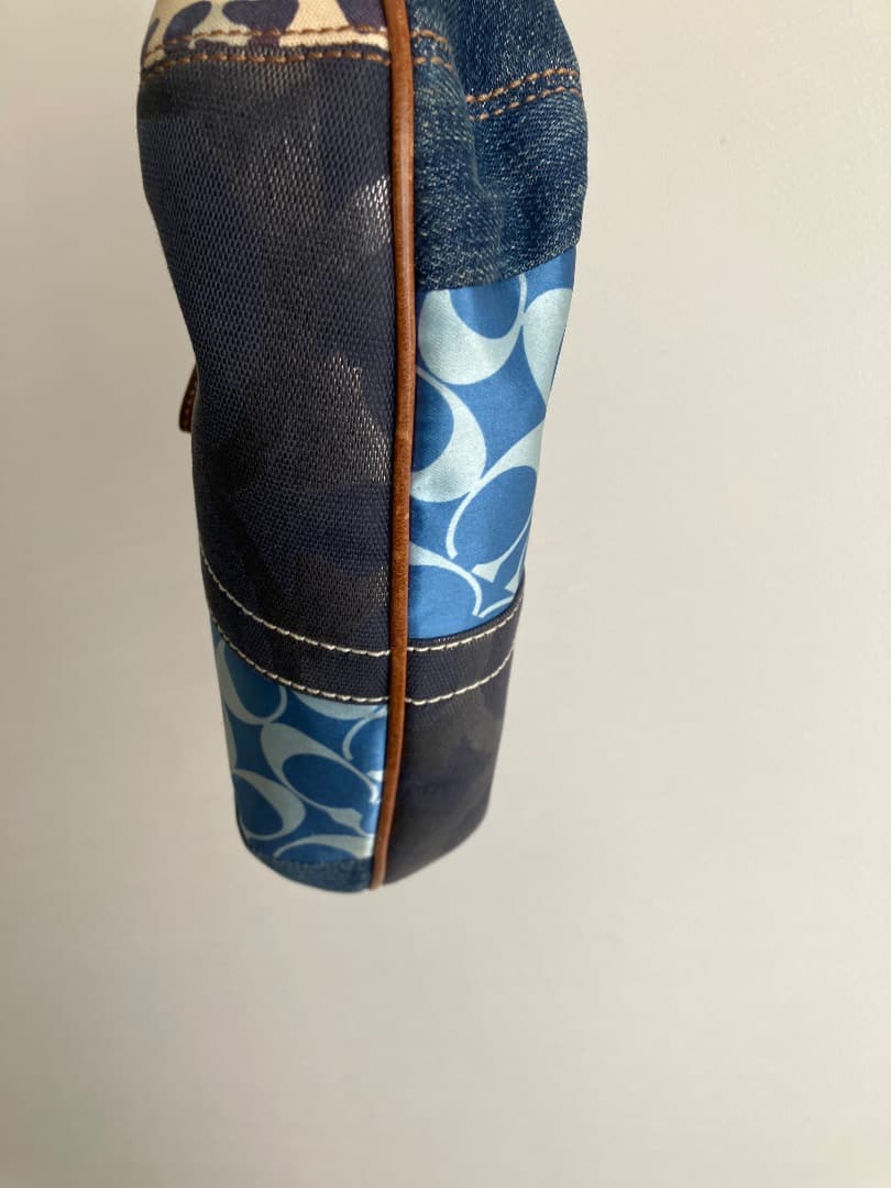 コーチ ワンショルダー パッチワーク デニム シグネチャー 10807