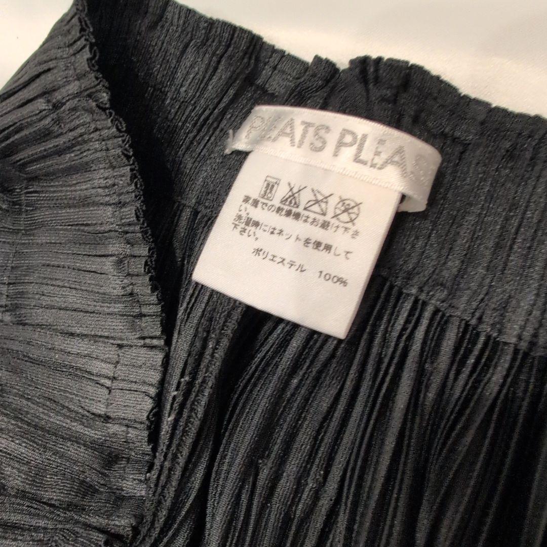 プリーツプリーズ ♥中古品 黒 ガウチョパンツ