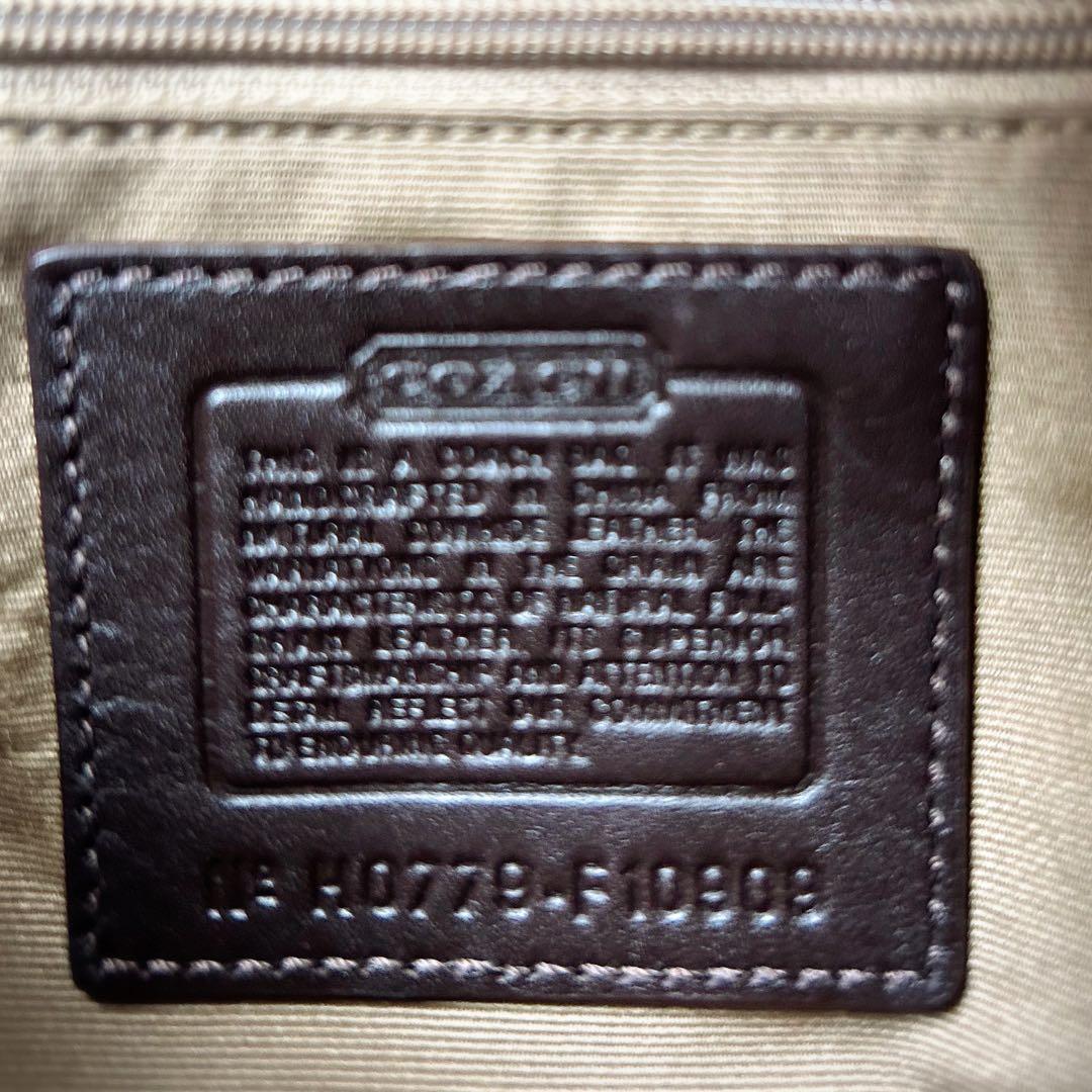 コーチ ソーホー ワンショルダーバッグ オールレザー ブラウン Y2K