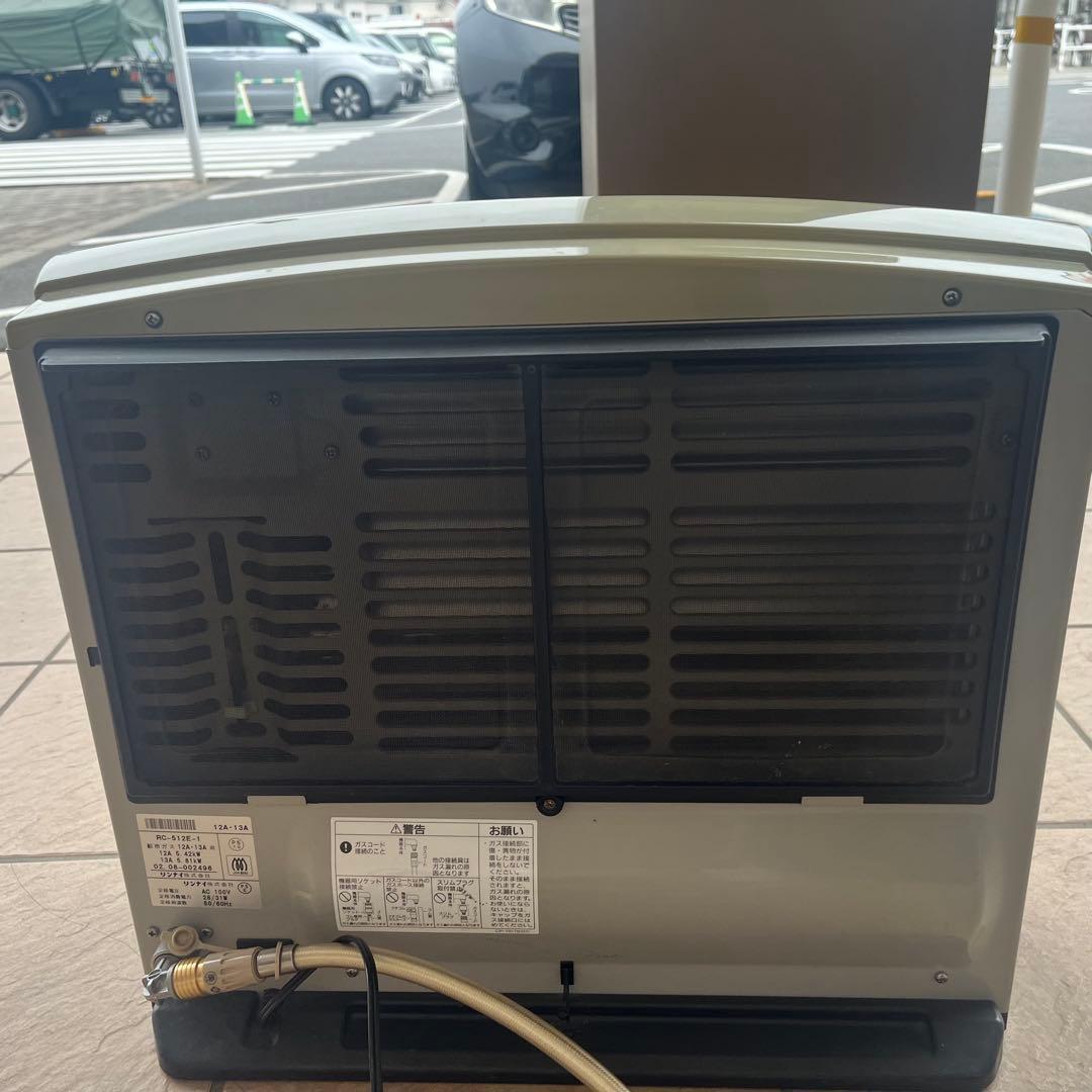 リンナイ RC-512E ガスファンヒーター　都市ガス
