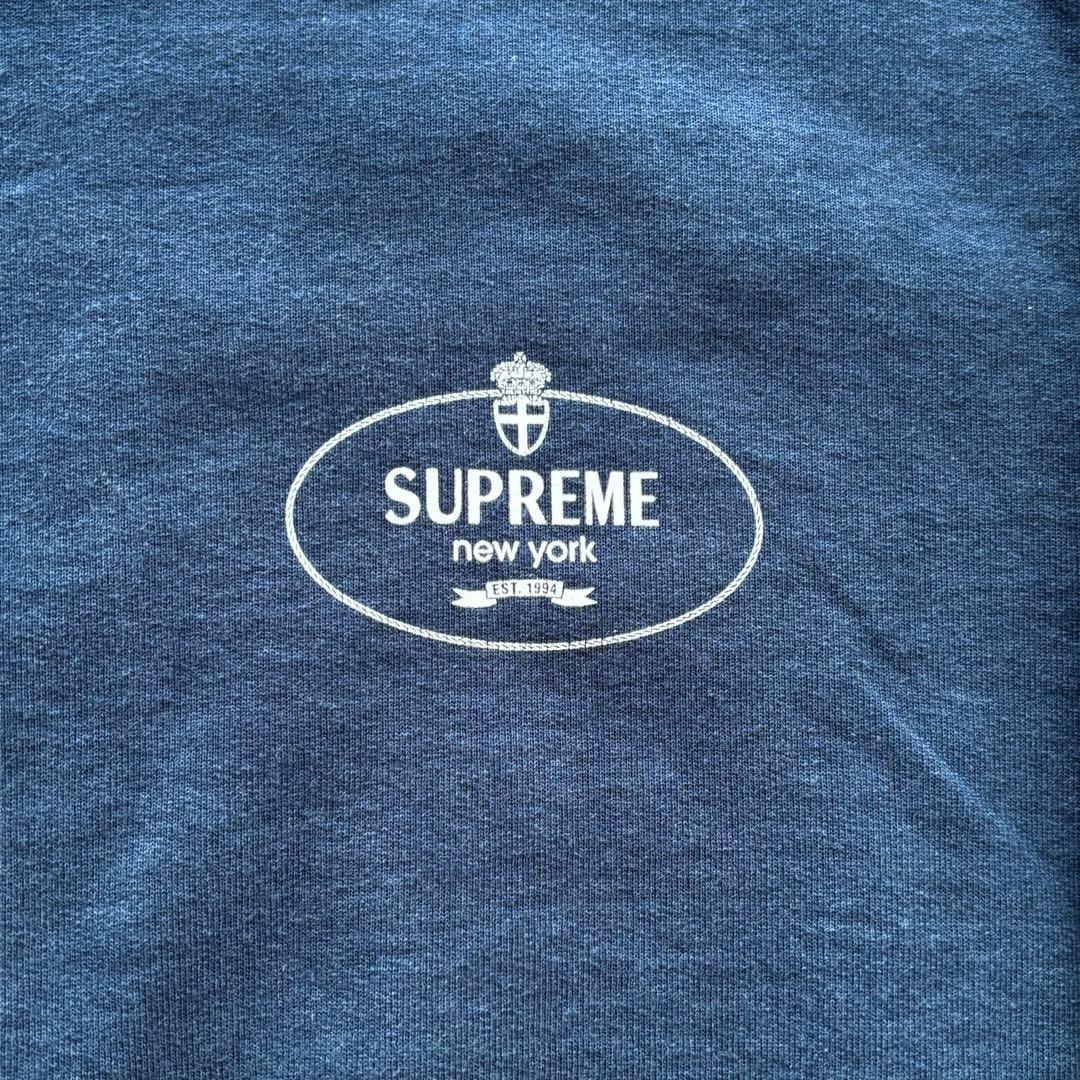 【極希少】Supreme Crest Crewneck ネイビー プラダ 大人気
