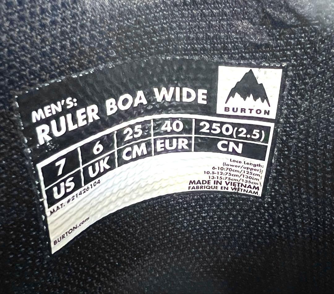 スノーボード BURTON MEN'S RULER BOA WIDE
