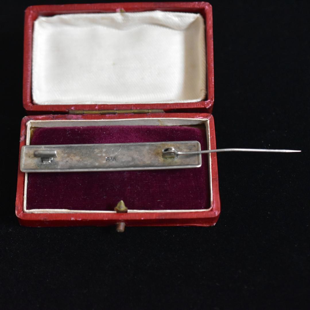 ドイツ製アンティーク 銀製 ぶどうのブローチ 葡萄