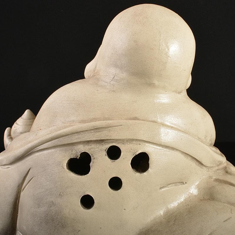 備前焼　古備前　備前森製　白備前　布袋伏せ香炉　D　R7150