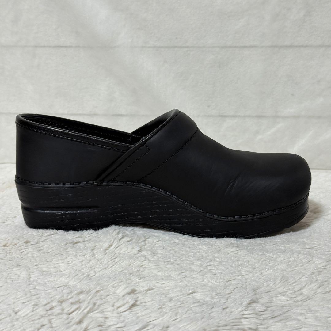 極美品✨dansko ダンスコ　プロフェッショナル　オイルドレザー　36 黒