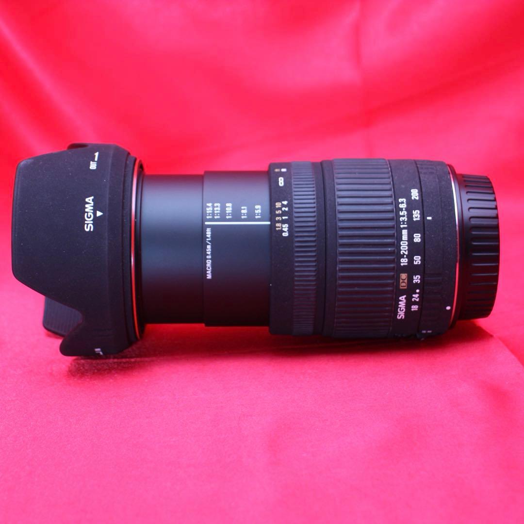 SIGMA 18-200mm ズームレンズ Canonマウント