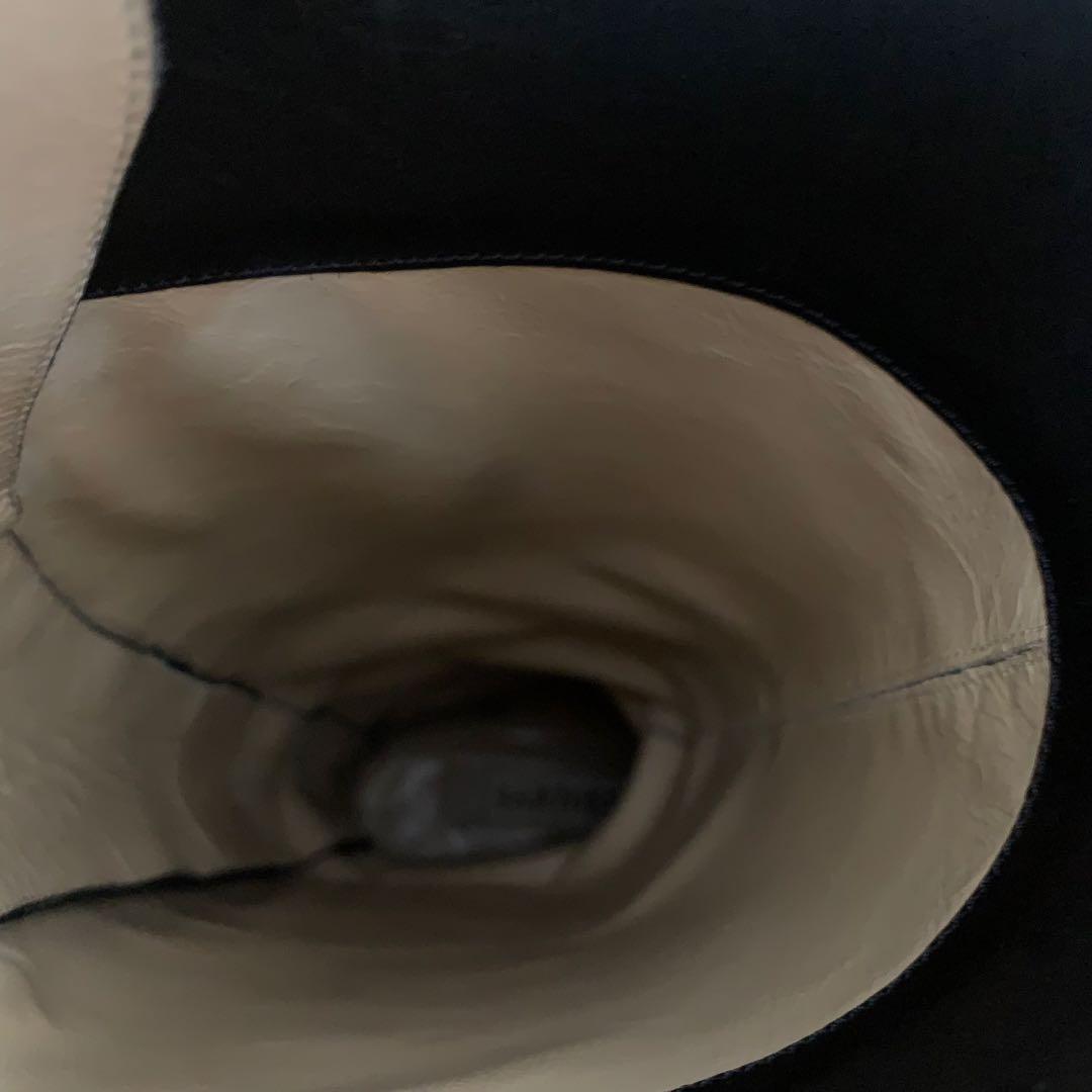 SARTORE サルトル　シングルバッグベルト　ジョッキーブーツ　ブラック