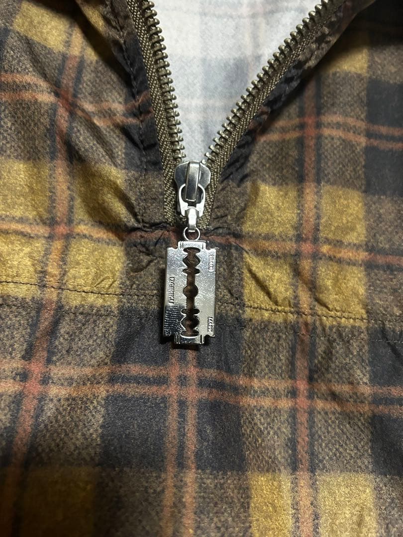 DAIRIKU ダイリク　チェック　ハーフジップナイロンパーカー　ジャケット