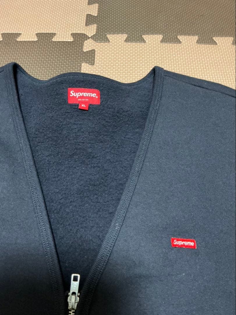 さ*)様 supreme small BOX LOGO sweat vest X