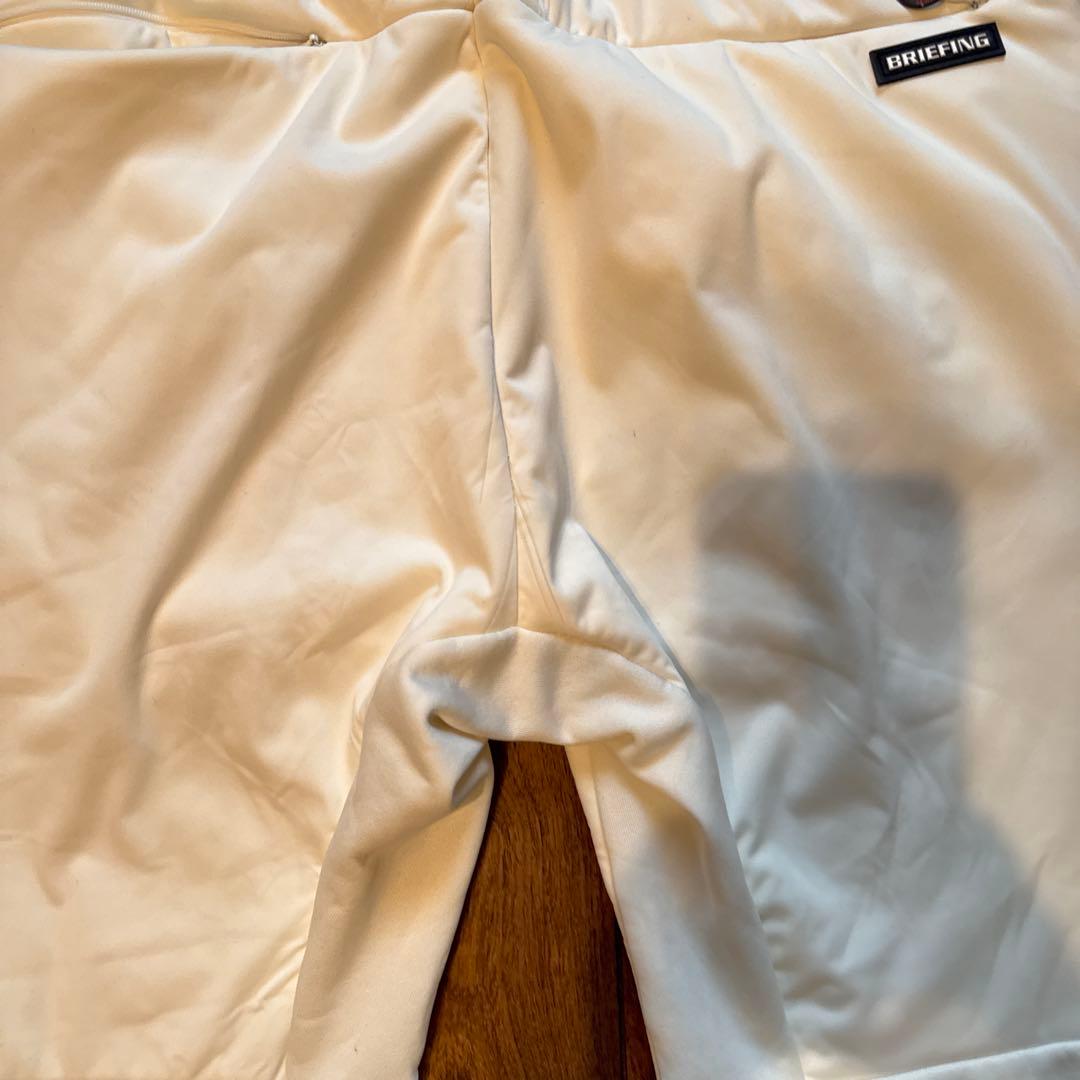 BRIEFING ゴルフパンツ 白 XL ウエスト紐付