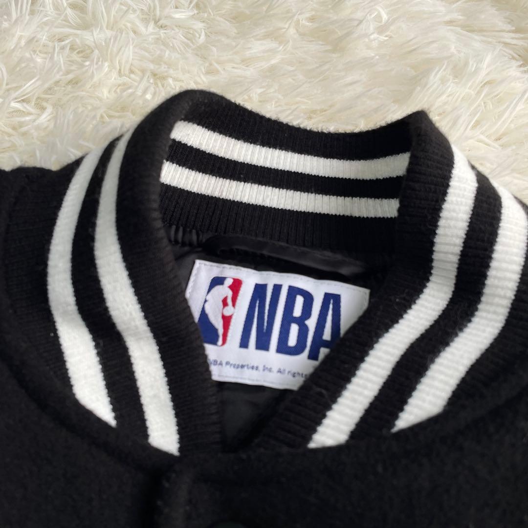 【美品】CHICAGO BULLS スタジャン M ブラック NBA